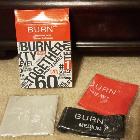 Burn 60 Resistance Bands NEW - Picture 2 of 2